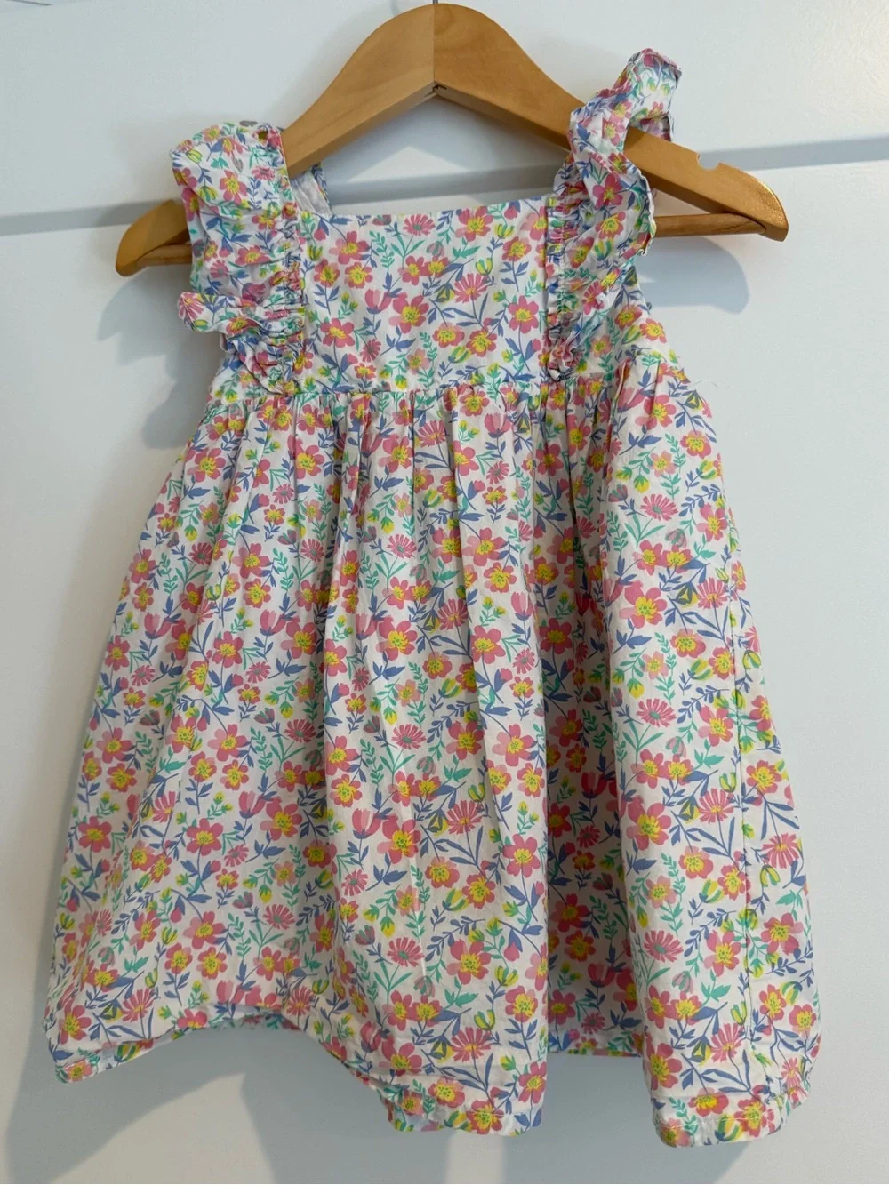 Tommy Bahama Girls Floral Ruffle Strap Dress - 3T